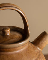 Ochre Stoneware Gargoulette Pitcher, France, 1970s - Lone Fox