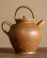 Ochre Stoneware Gargoulette Pitcher, France, 1970s - Lone Fox