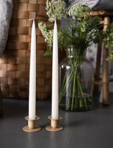 Off White Danish Taper Candle | 12" - Lone Fox