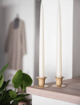 Off White Danish Taper Candle | 12" - Lone Fox
