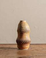 Ombre Textured Studio Pottery Vase, United States, 1970s - Lone Fox