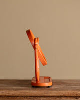 Orange Painted Thonet Tabletop Vanity Mirror, Europe, 1940s - Lone Fox