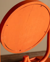 Orange Painted Thonet Tabletop Vanity Mirror, Europe, 1940s - Lone Fox