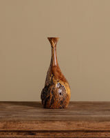 Organic Mesquite Wooden Burl Vase - Lone Fox