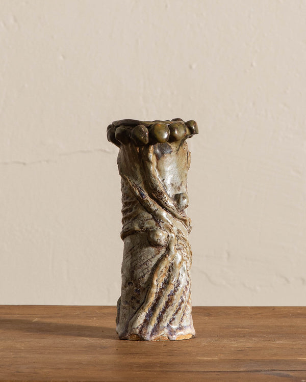 Organic Studio Pottery Ceramic Vase - Lone Fox