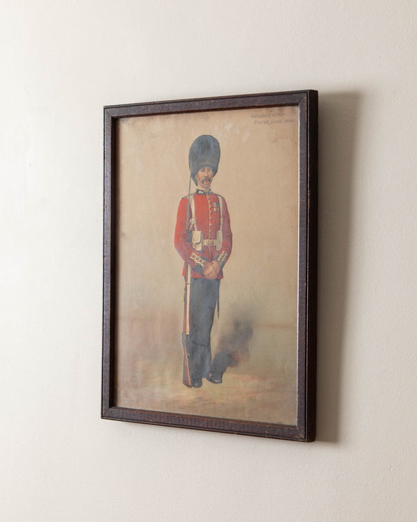 Original Grenadier Guards Chromolithograph, France, 19th Century - Lone Fox