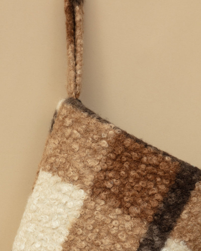 Otto Plaid Sherpa Stocking - Lone Fox