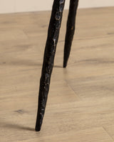 Oversized Hammered Metal Tripod Floor Lamp, 1970's - Lone Fox