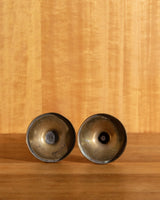 Paid of 19th Century Brass Candleholders, France, 1850's - Lone Fox