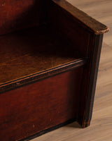 Painted Pine Hall Bench, Sweden, 1920's - Lone Fox