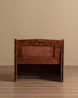 Painted Pine Hall Bench, Sweden, 1920's - Lone Fox