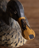 Painted Wooden Duck Decoy, Italy, 1960's - Lone Fox