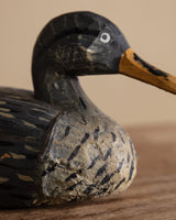 Painted Wooden Duck Decoy, Italy, 1960's - Lone Fox