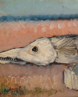 Painterly Fish Still Life Oil Painting by Giovanni Omiccioli, Italy, 1950s - Lone Fox