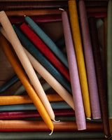 Pair of 12" Hand Dipped Taper Candles, USA - Lone Fox