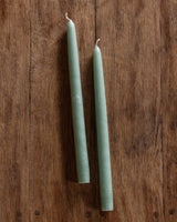 Pair of 12" Hand Dipped Taper Candles, USA - Lone Fox