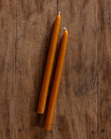 Pair of 12" Hand Dipped Taper Candles, USA - Lone Fox