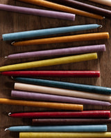 Pair of 12" Hand Dipped Taper Candles, USA - Lone Fox