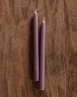 Pair of 12" Hand Dipped Taper Candles, USA - Lone Fox