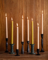 Pair of 12" Hand Dipped Taper Candles, USA - Lone Fox