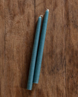 Pair of 12" Hand Dipped Taper Candles, USA - Lone Fox