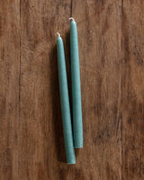 Pair of 12" Hand Dipped Taper Candles, USA - Lone Fox