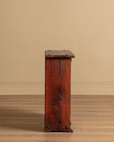 Pair of 19th Century Spanish Baroque Carved Pine Cabinets w/ Iron Fastenings, Spain - Lone Fox