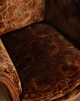 Pair of Art Deco Lounge Chairs Manner of Paul Follot, France, 1935 - Lone Fox