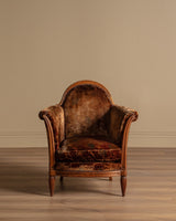 Pair of Art Deco Lounge Chairs Manner of Paul Follot, France, 1935 - Lone Fox