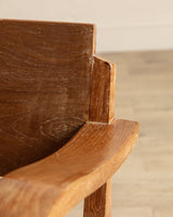 Pair of Art Deco Low Bentwood Elm Armchairs, Sweden, 1940's - Lone Fox
