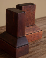 Pair of Art Deco Oak Bookends, 1930's - Lone Fox