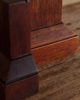 Pair of Art Deco Oak Bookends, 1930's - Lone Fox