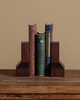 Pair of Art Deco Oak Bookends, 1930's - Lone Fox