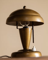 Pair of Art Deco Pivoting Dome Table Lamps, Italy, 1930s - Lone Fox