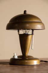 Pair of Art Deco Pivoting Dome Table Lamps, Italy, 1930s - Lone Fox