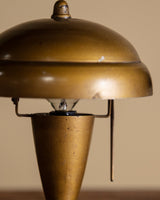 Pair of Art Deco Pivoting Dome Table Lamps, Italy, 1930s - Lone Fox