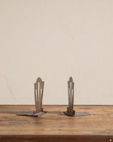Pair of Arts & Crafts Hammered Copper Bookends, 1920's - Lone Fox