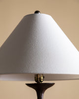 Pair of Bamboo Plaster Tripod Table Lamps, 1970's - Lone Fox