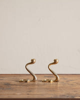Pair of Brass Horsebit Taper Holders by Gucci, 1980's - Lone Fox