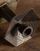 Pair of Dutch Amsterdam School Bronze Candle Holders, 1930's - Lone Fox