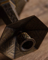 Pair of Dutch Amsterdam School Bronze Candle Holders, 1930's - Lone Fox