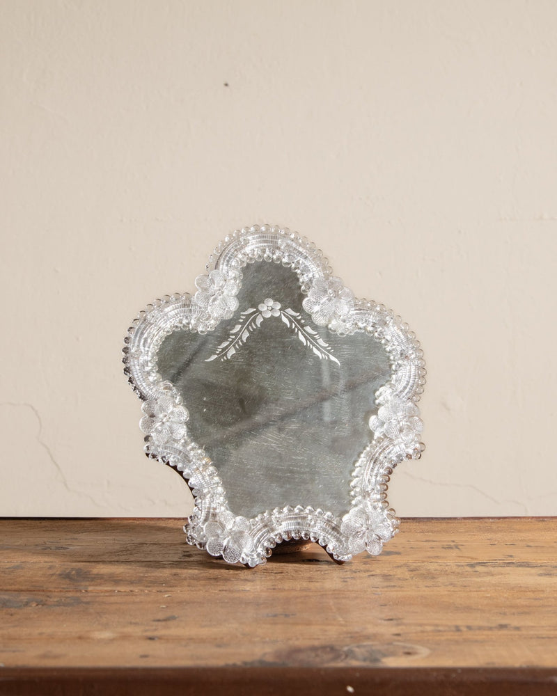 Pair of Early Venetian Murano Glass Mirrors, Italy, 1920's - Lone Fox