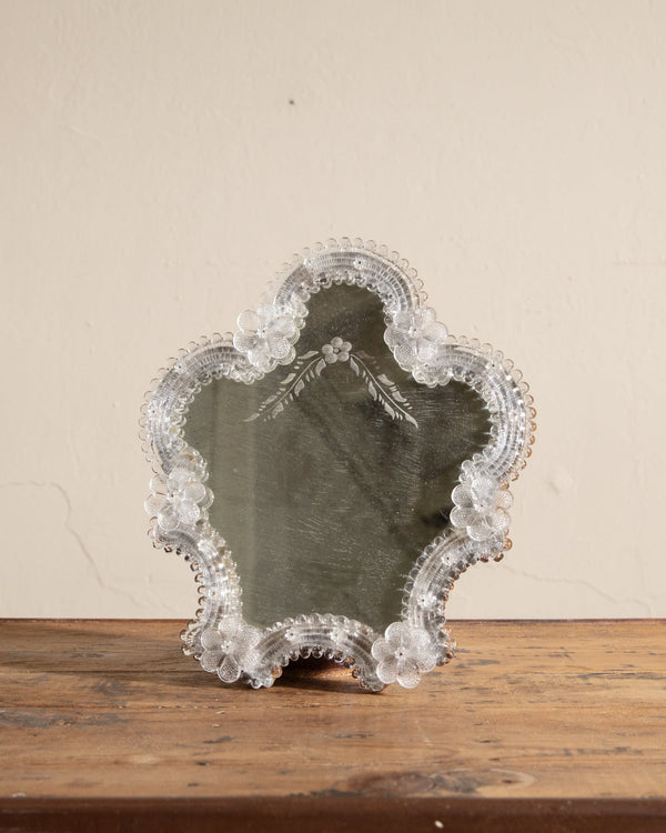 Pair of Early Venetian Murano Glass Mirrors, Italy, 1920's - Lone Fox