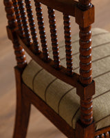 Pair of Edwardian Bobbin Spindle Back Chairs, 1920’s - Lone Fox