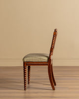 Pair of Edwardian Bobbin Spindle Back Chairs, 1920’s - Lone Fox