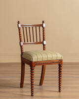 Pair of Edwardian Bobbin Spindle Back Chairs, 1920’s - Lone Fox