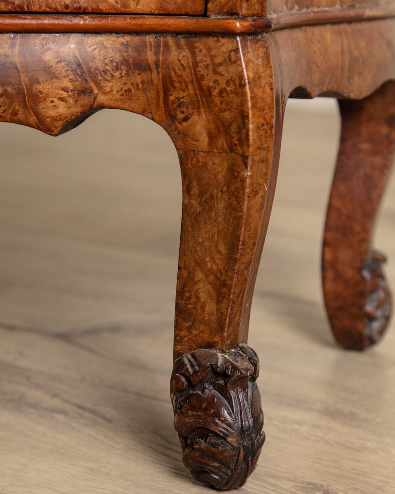 Pair of French Burl & Green Onyx Nighstands, 1950's - Lone Fox