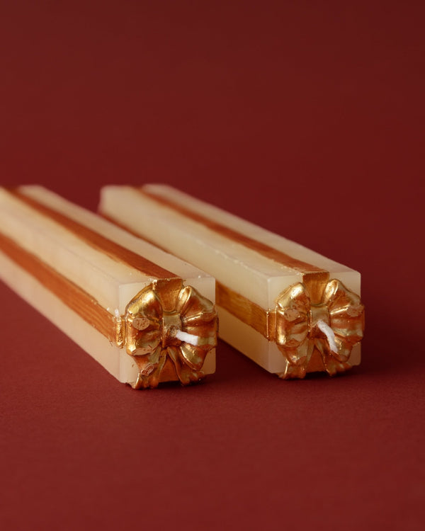 Pair of Gift Box Taper Candles - Lone Fox