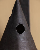 Pair of Gothic Revival Iron Sconces w/ Cone Shades, Europe, 1920s - Lone Fox