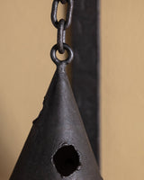Pair of Gothic Revival Iron Sconces w/ Cone Shades, Europe, 1920s - Lone Fox